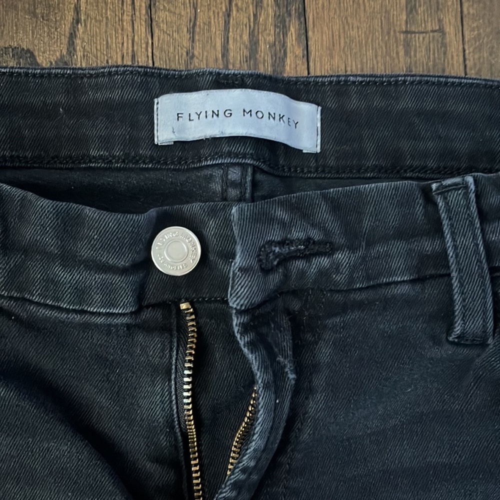 Flying Monkey Black Women's Jeans - Picture 2 of 5